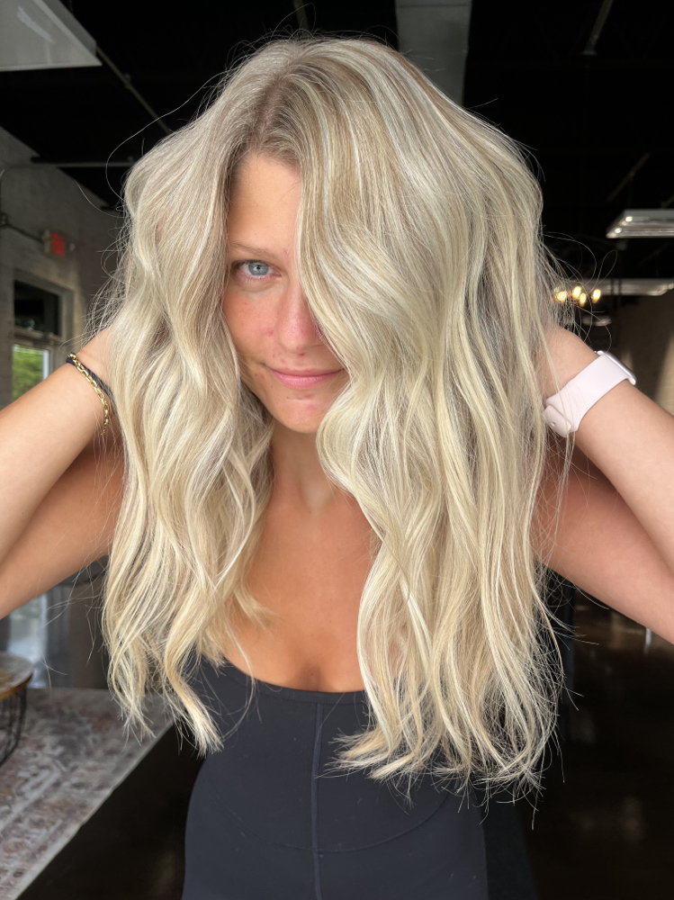 the full blonding at Cassidy Simpson in Mebane, NC