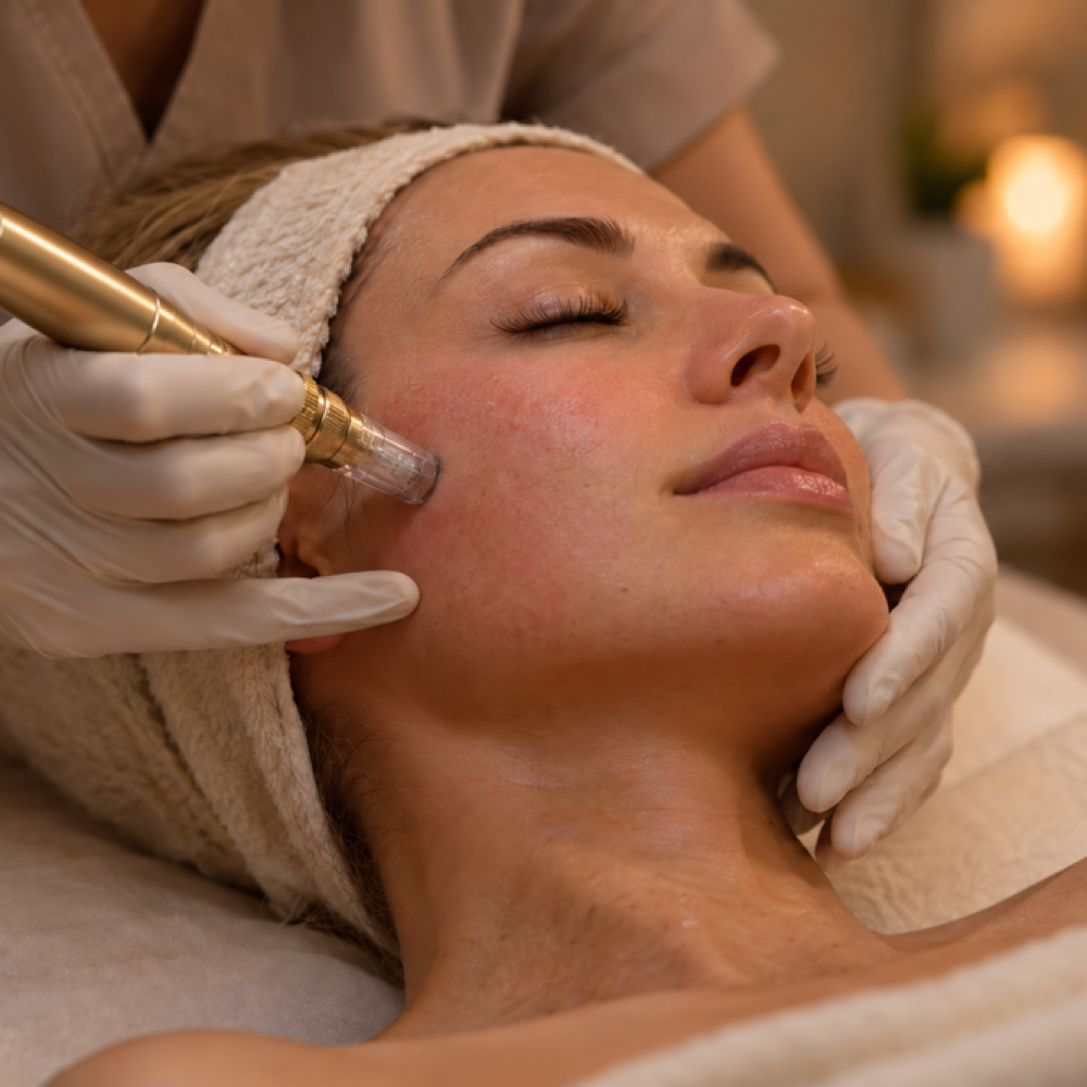 Microneedling at Sentir Spa in Flower Mound, TX