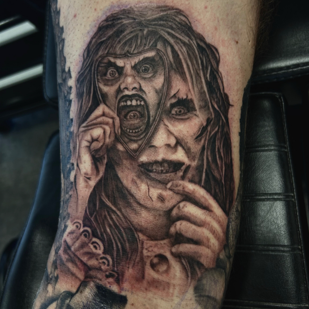 Large Patch at Big Al’s Tattoo in Appleton, WI