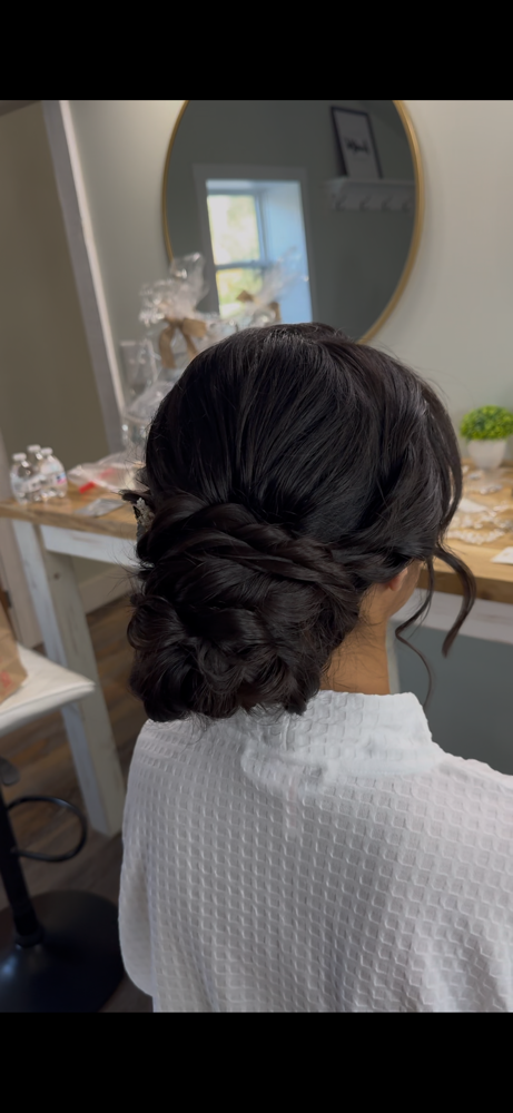 Bridal Hairstyle Trial at LUNA BEAUTY in Wallace, NC