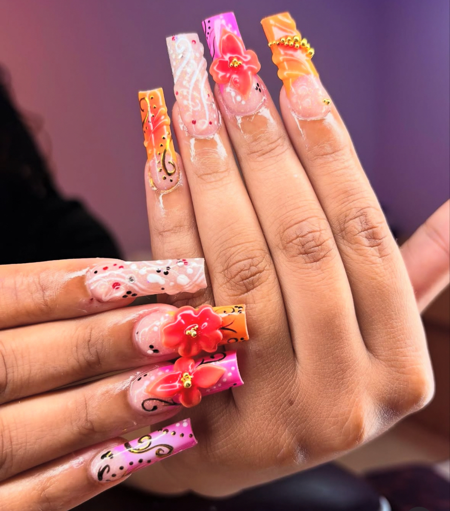 Long Set at Nailz.By.Daniella in Del Valle, TX