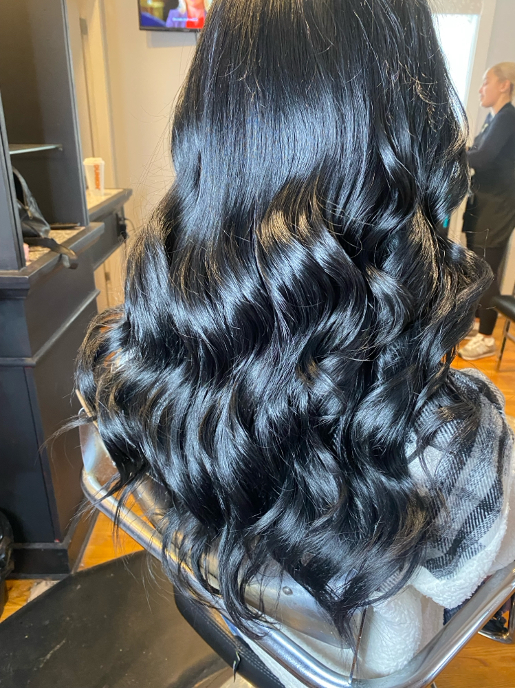 Blow Out With Curls By Shannik