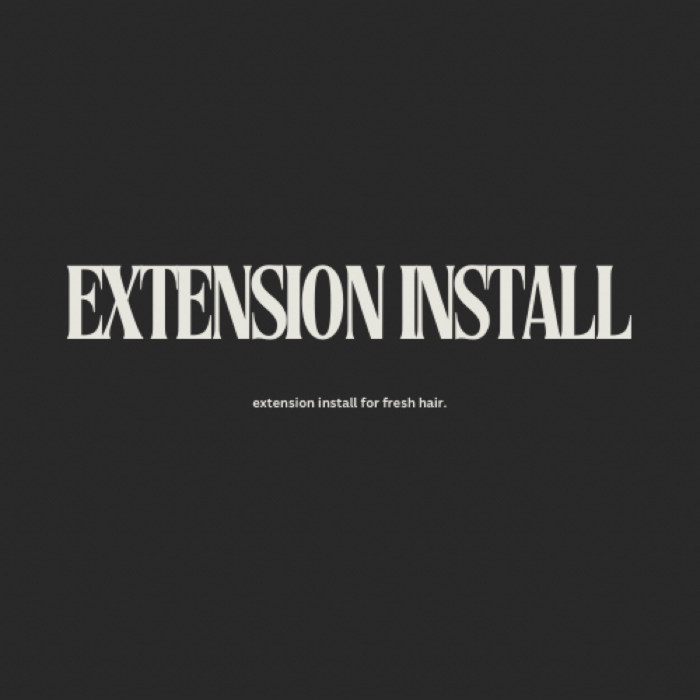 Extension Install at Behind The Beauty in Bryan, OH