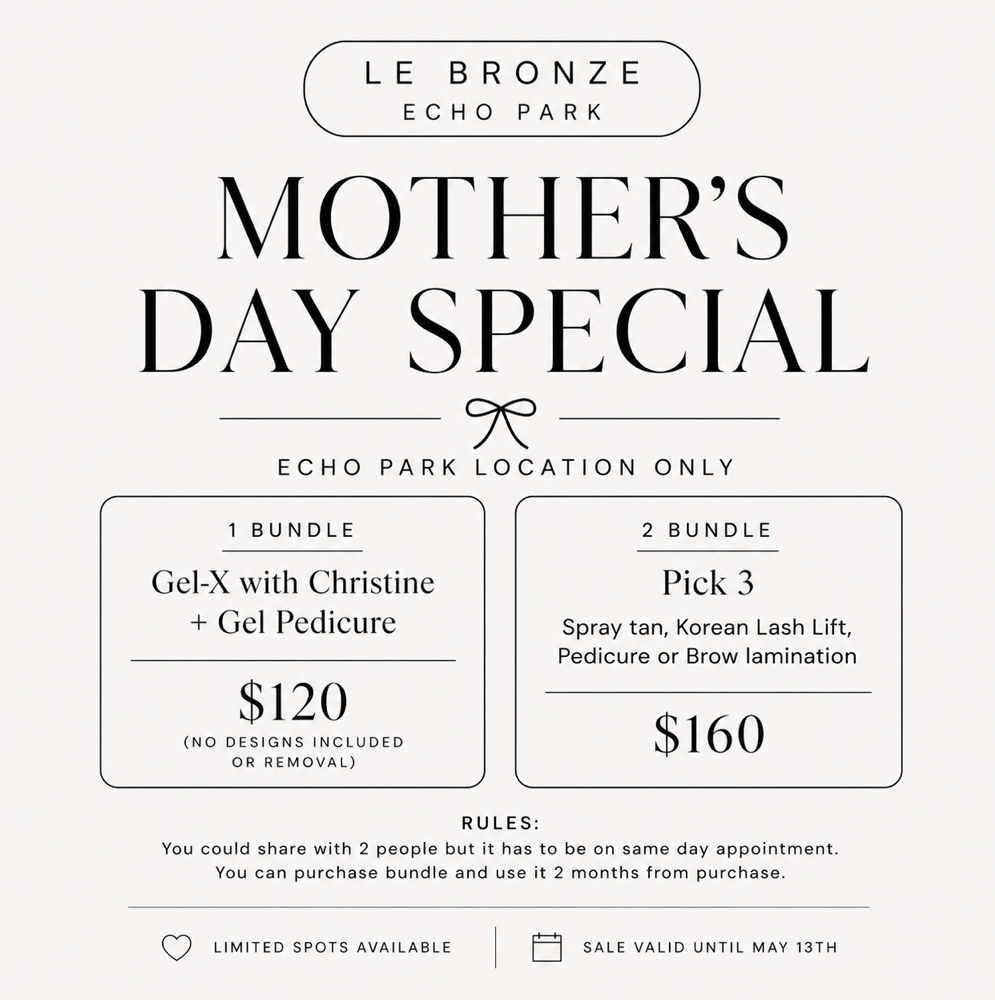 Pick 3 bundle at LE BRONZE BEAUTY BAR in LOS ANGELES, CA