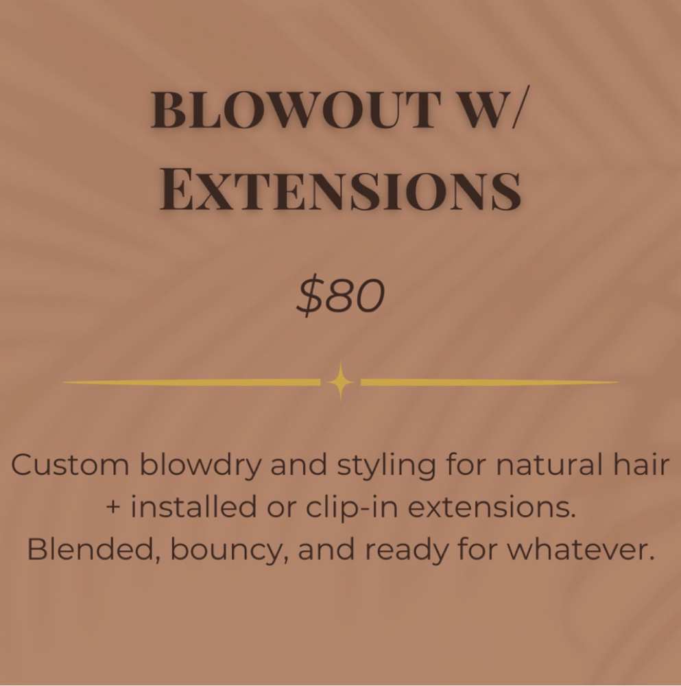 Blowout W/ Extensions
