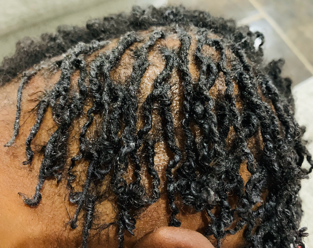 2strands/starterLocs/oil Treatment