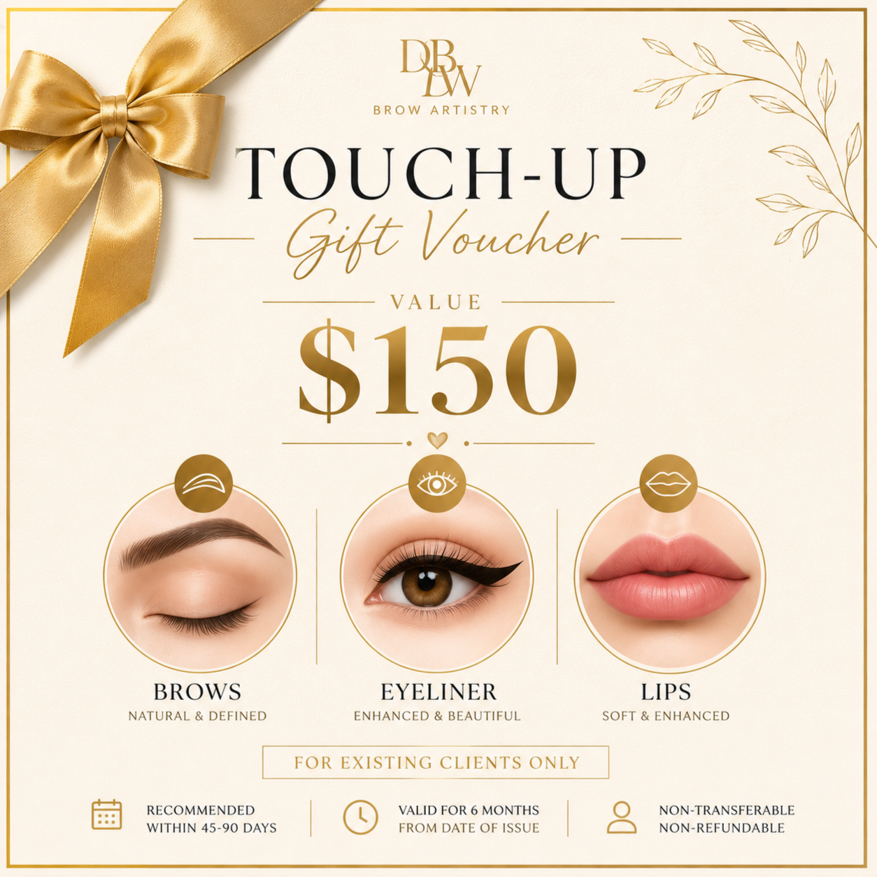 TOUCH-UP at DBW BROW ARTISTRY in City of Industry, CA