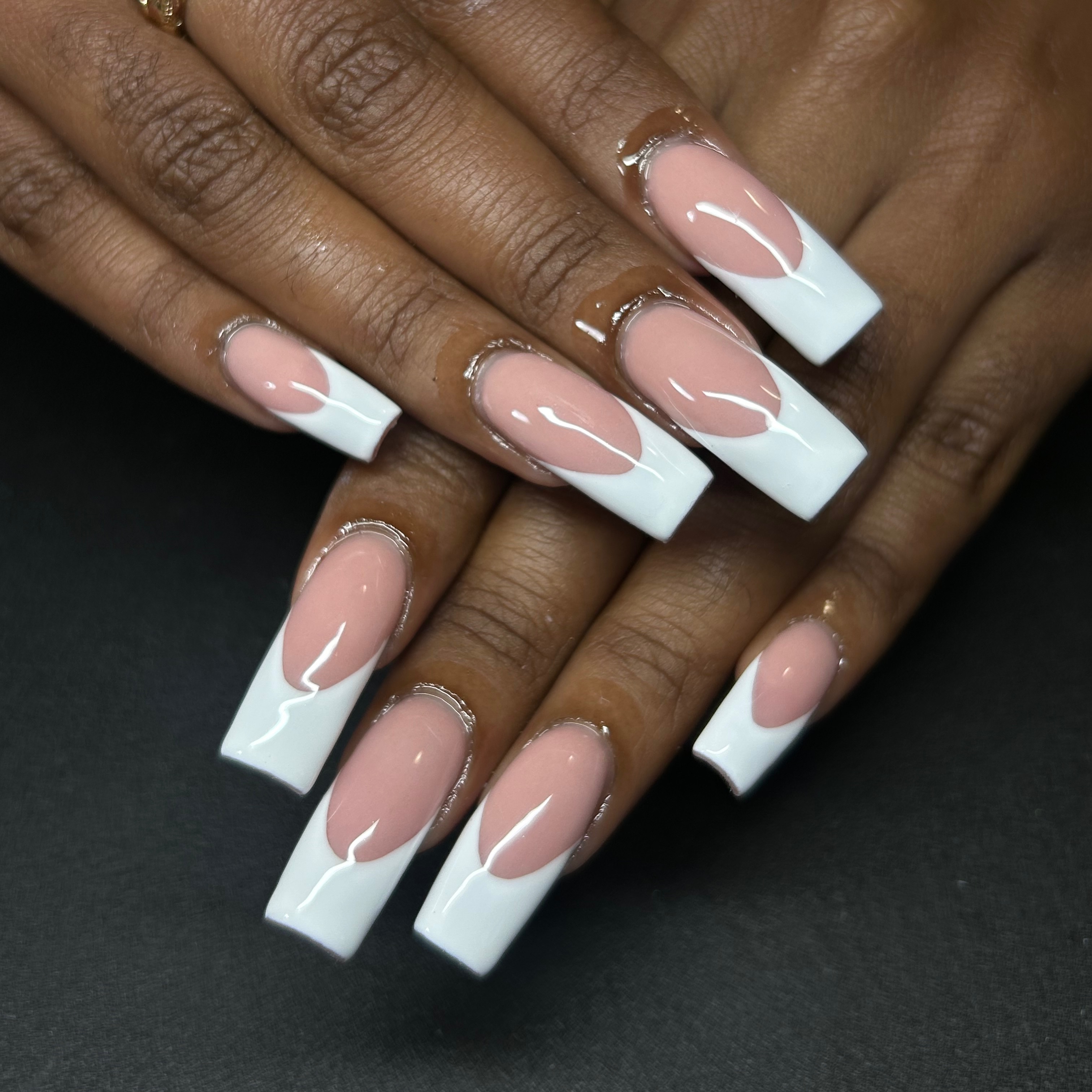 Long Full Set + Simple Design at Kenny’s Klaws in Richmond, VA