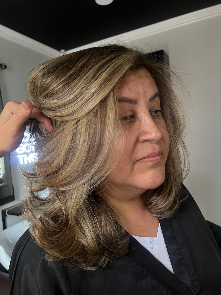 Partial Lightneing (No Blowdry)