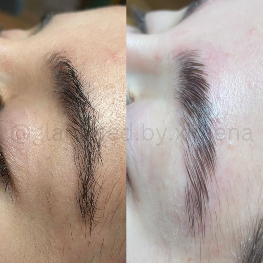 Eyebrow Lamination W/O Waxing