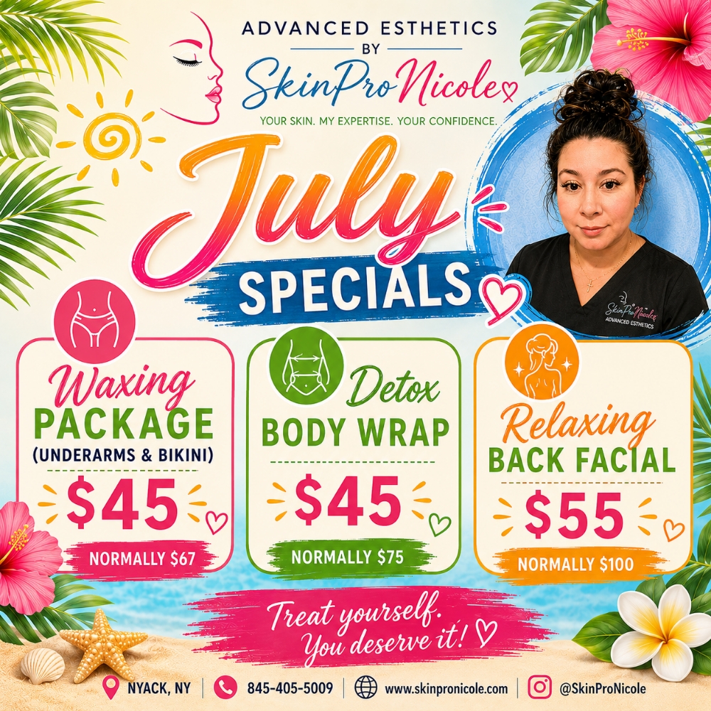 Relaxing Back Facial at Advanced Esthetics by SkinProNicole in Nyack, NY