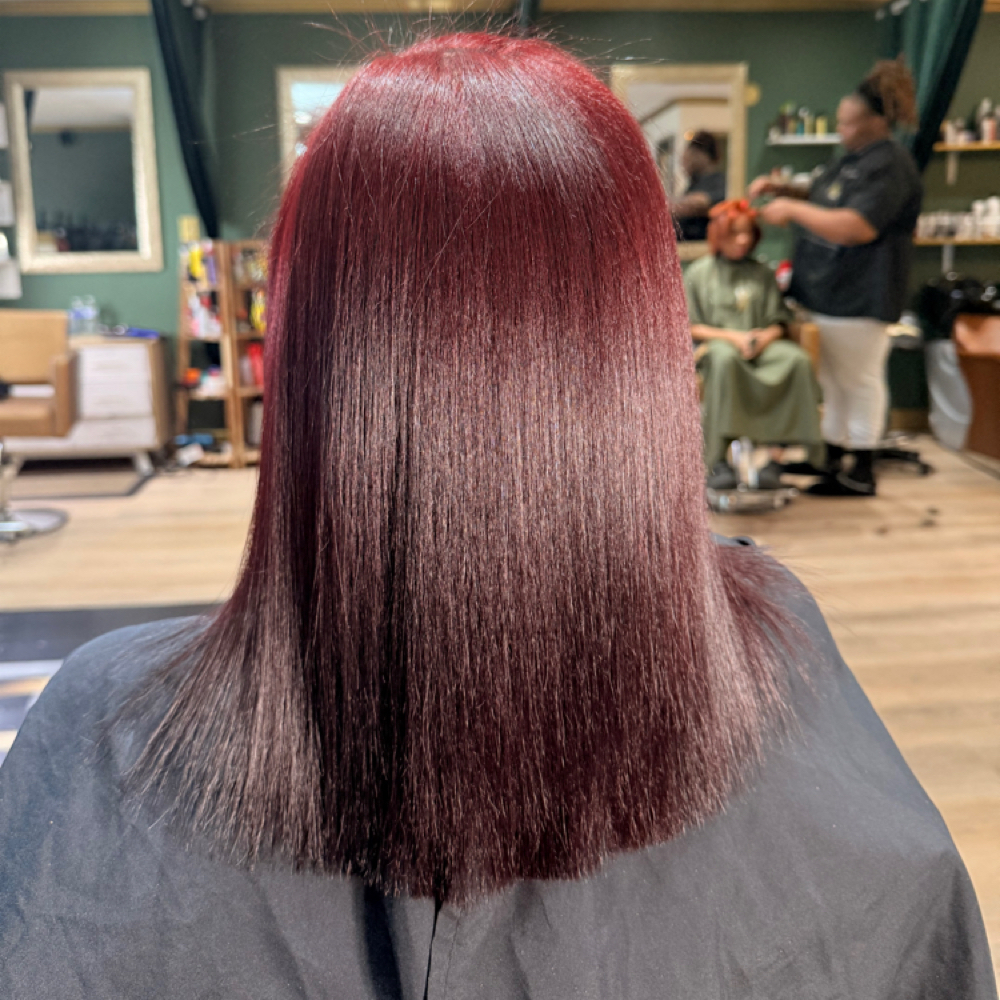 Silk Press at Dolled By Cee in Roseville, MI