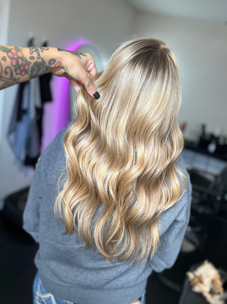 1 Row New Extension Install at Hair By Jess Welte in Yukon, OK