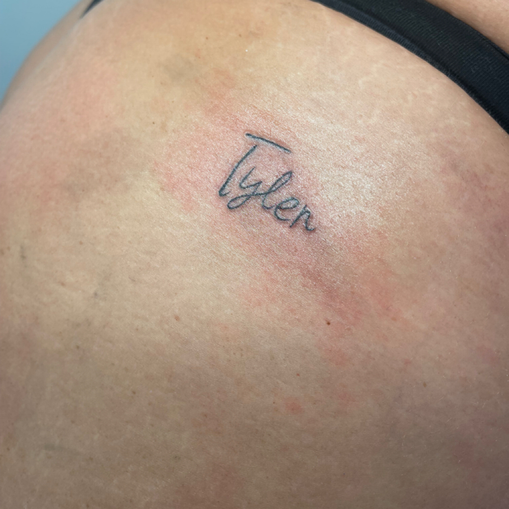 Name Tattoo (3 Inches Max) at Destiny Wells in Dry Ridge, KY