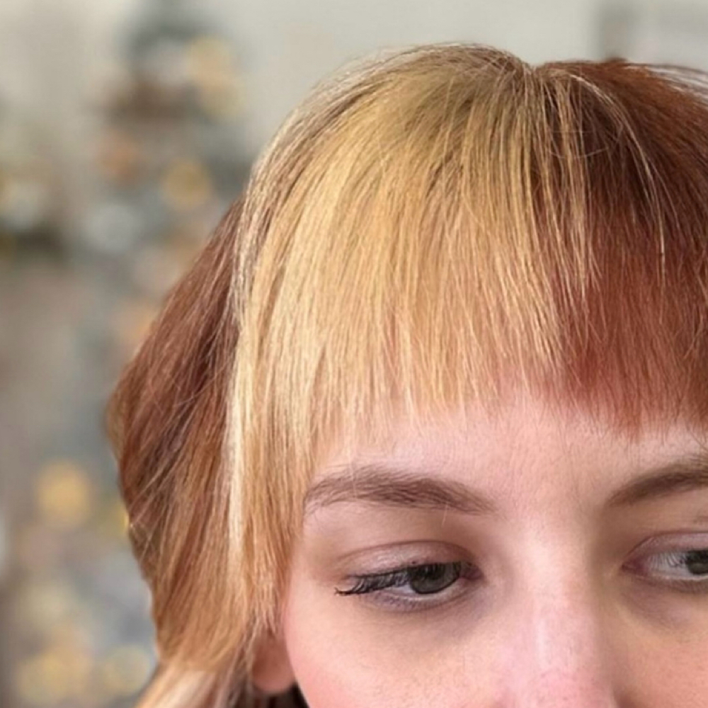 Bang trim at Hairbyelleann in Nashville, TN