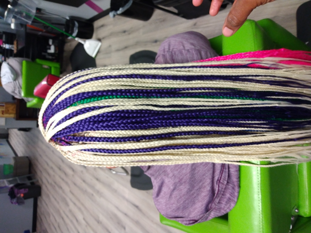 Box Braids S Midback