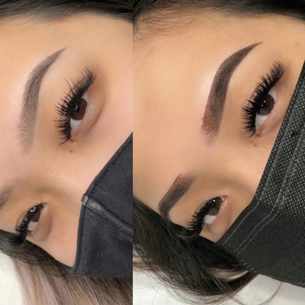 Ombré Powder Brows at Aesthetic Brow Studio in Winter Haven, FL