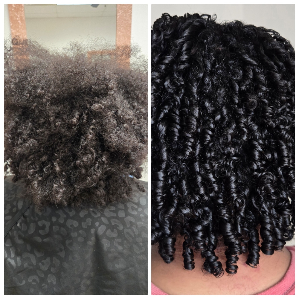 New Client Curly Cut at Stormie Rains Hair in Lubbock, TX