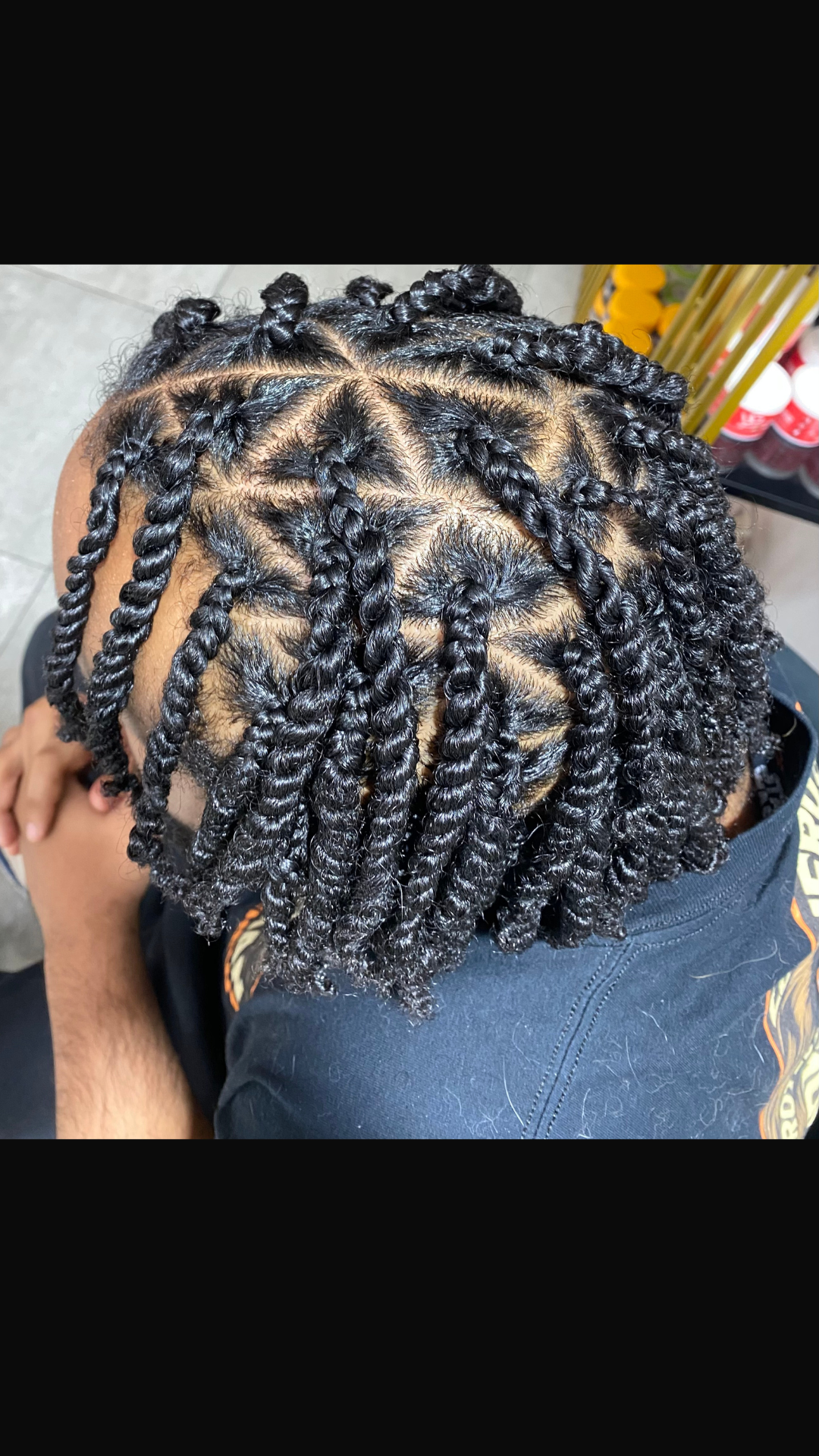 Male Two Strand Twists
