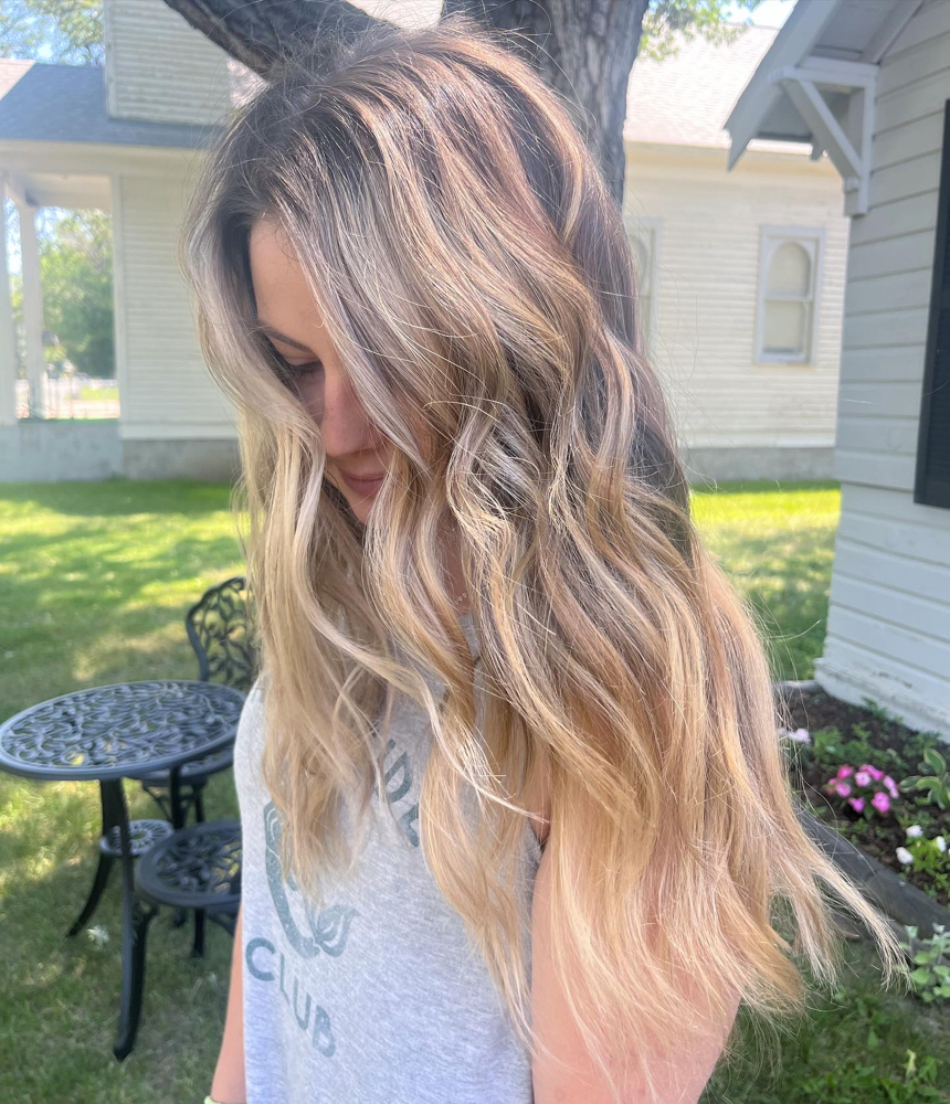 Full Head Custom Blonding at Anne @ Salon Haven in Worland, WY