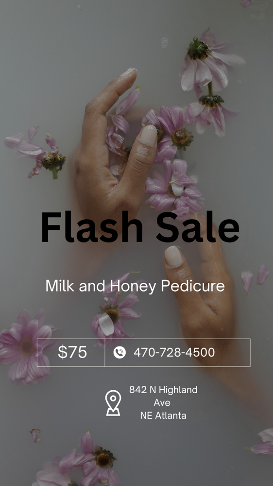 FLASH SALE Milk & Honey Pedicure