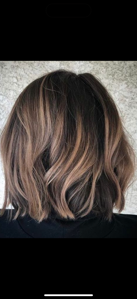 Partial Highlight And Haircut