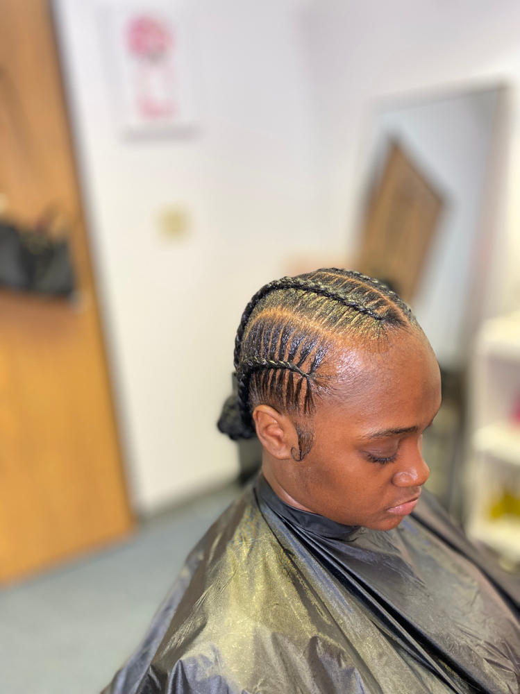 4 Feed In Braids