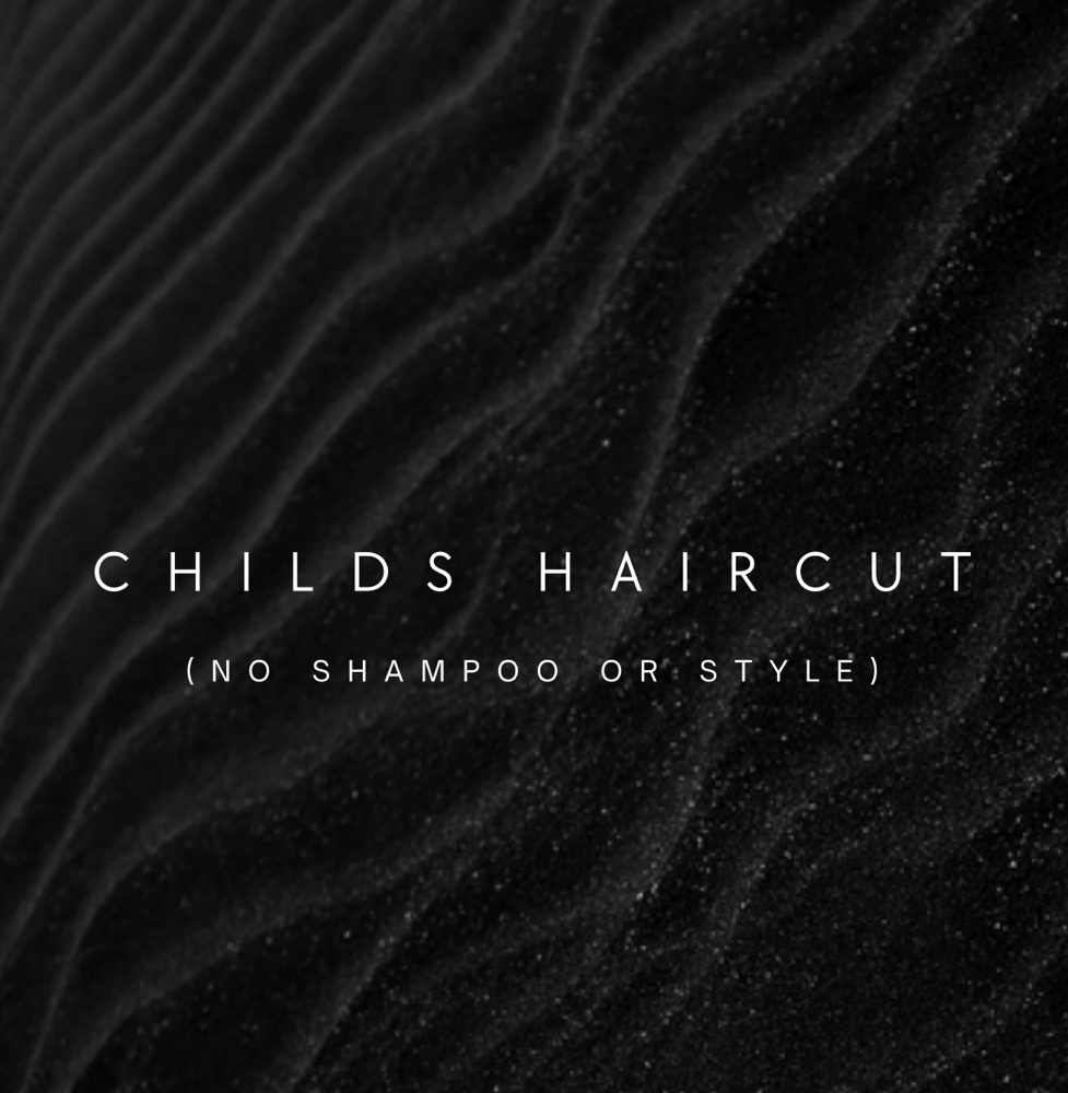 Childs Haircut Only