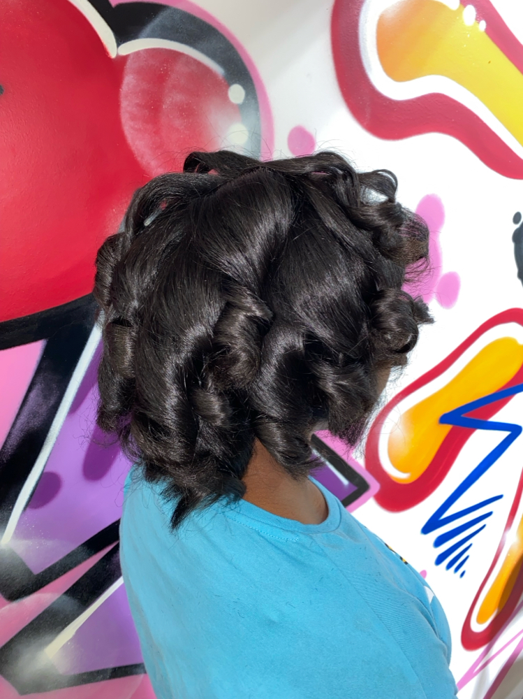 Blow Out & Curl/Flat iron