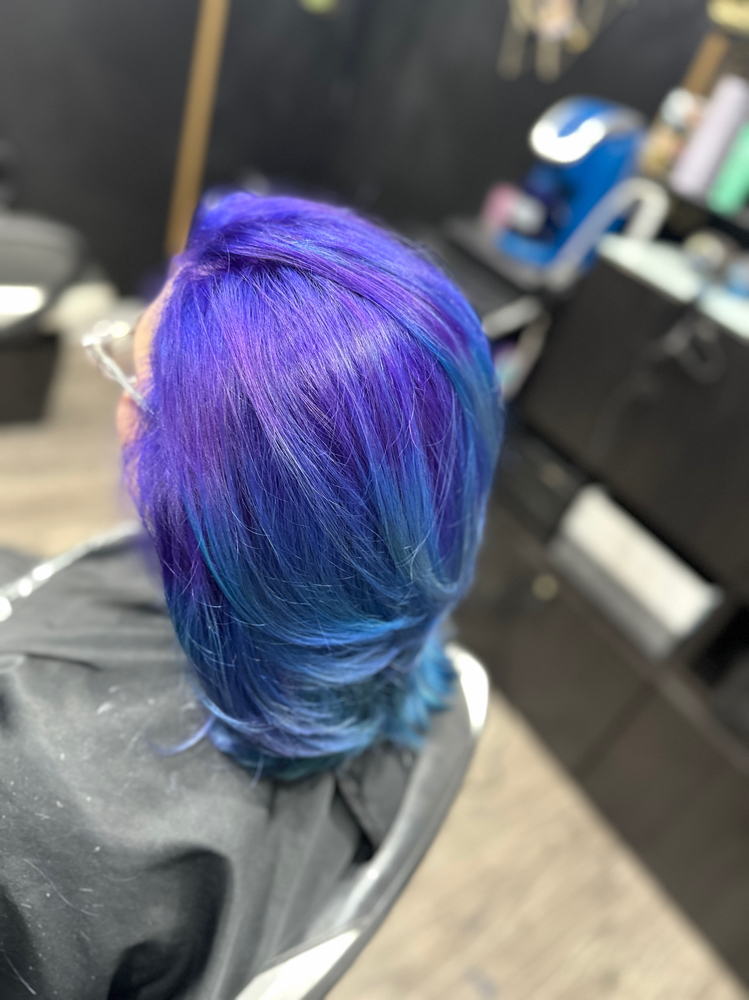 Double Process/Fashion Color at Hair By DJW in Clayton, MO