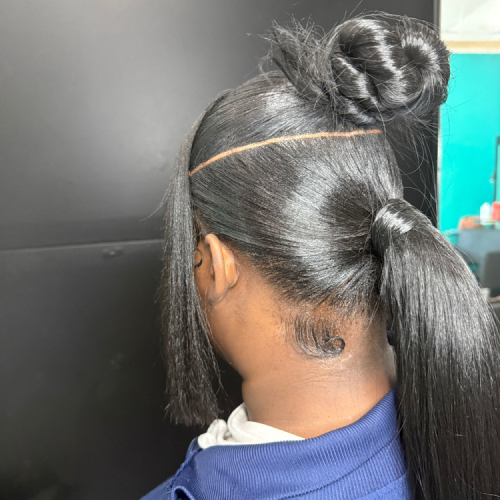 Bang W/ knot N Ponytail at Ravishing Rodd in Jacksonville, FL