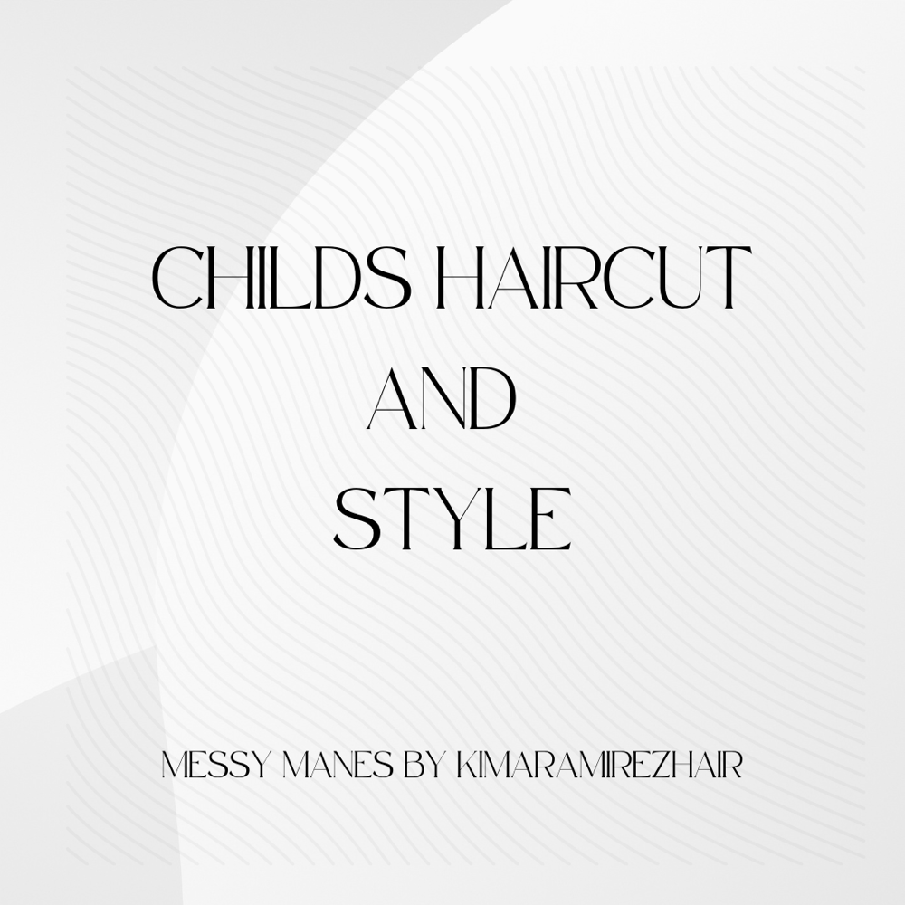 Child's Haircut and Style