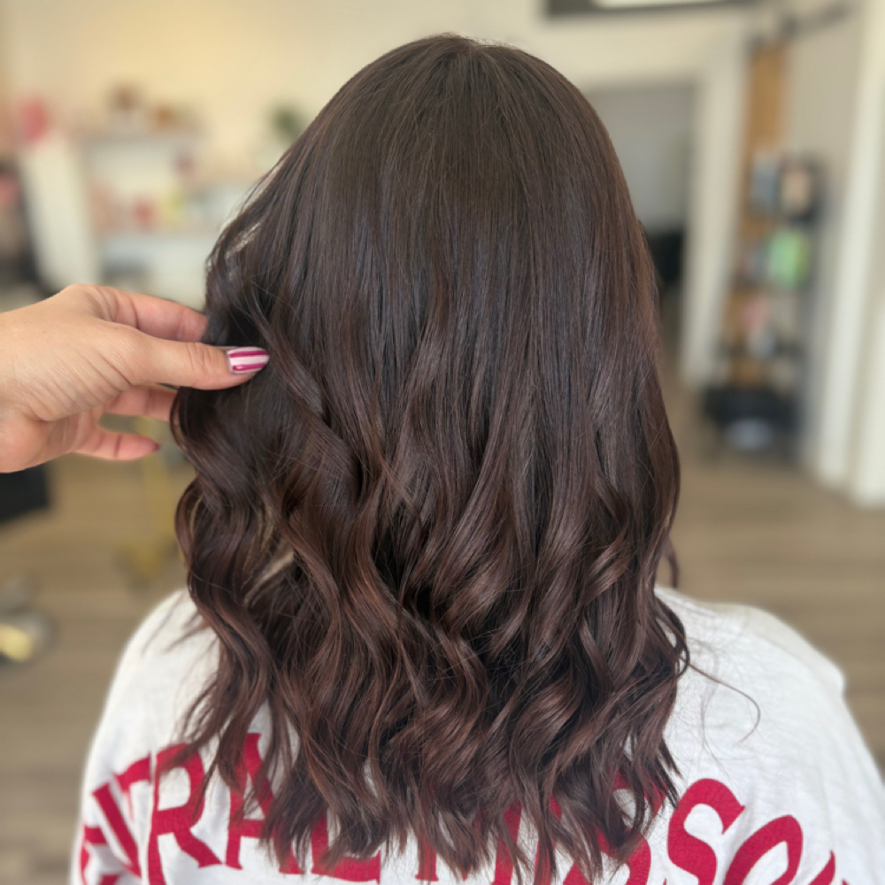 soft bloom brunette at Mod Salon in Holts Summit, MO