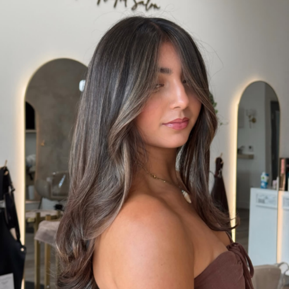 Partial Highlights/Balayage at Honeylight Salon in Chula Vista, CA