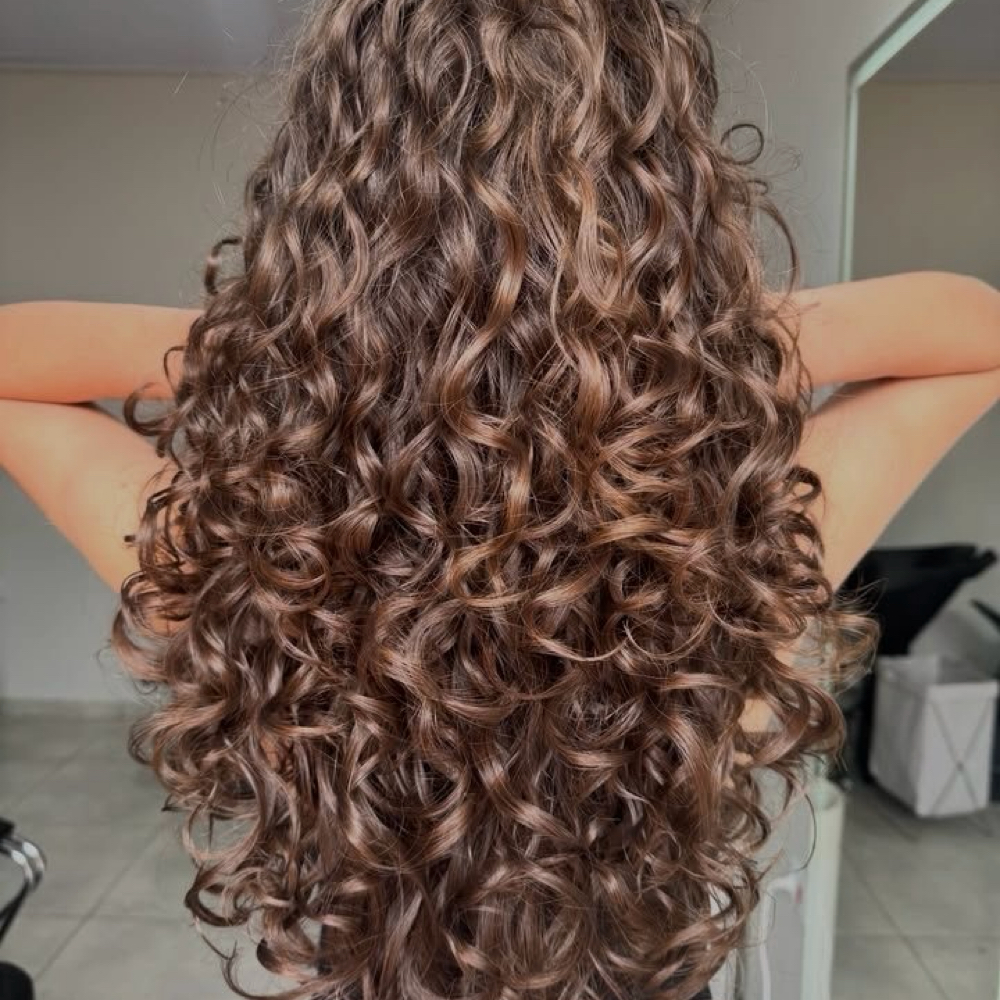 Curly Hair Style at Abide Salon in Chattanooga, TN