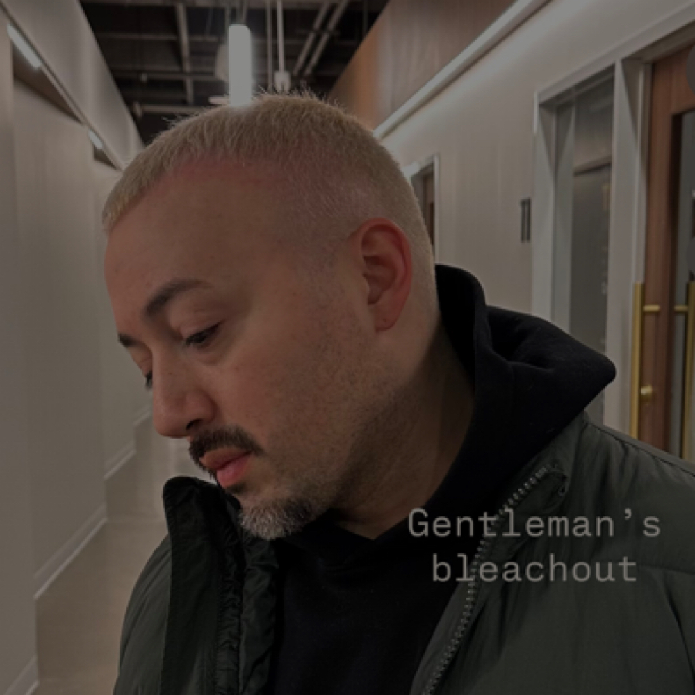 Gentleman Bleach Out at 11:11 Empyreal Hair Studio in Lewisville, TX