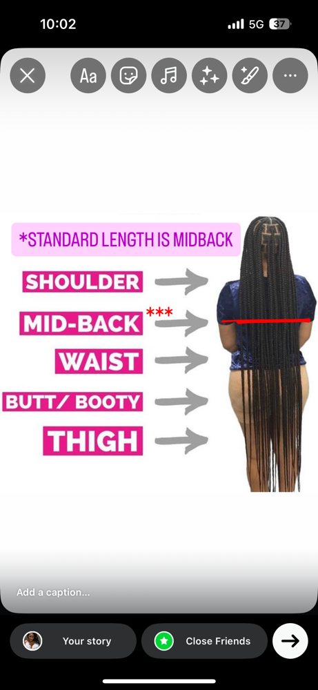 Add Length; Please Read Info Bubble