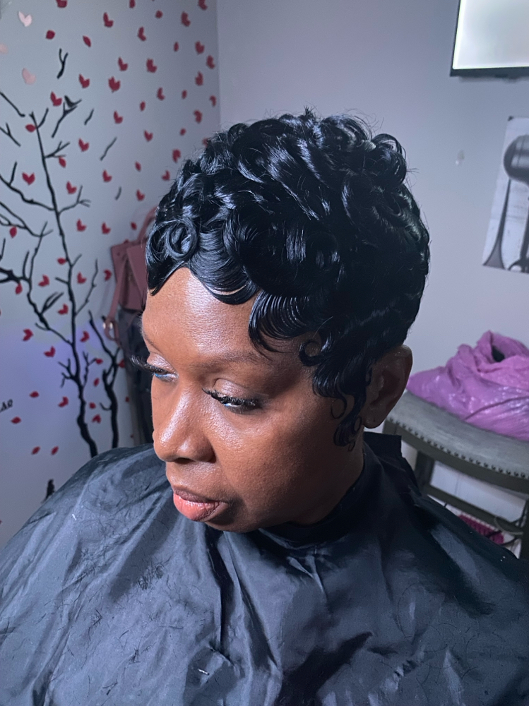 Full Quickweave pixie Hair Included at Pretti Millionaires & Co. LLC. in Decatur, GA