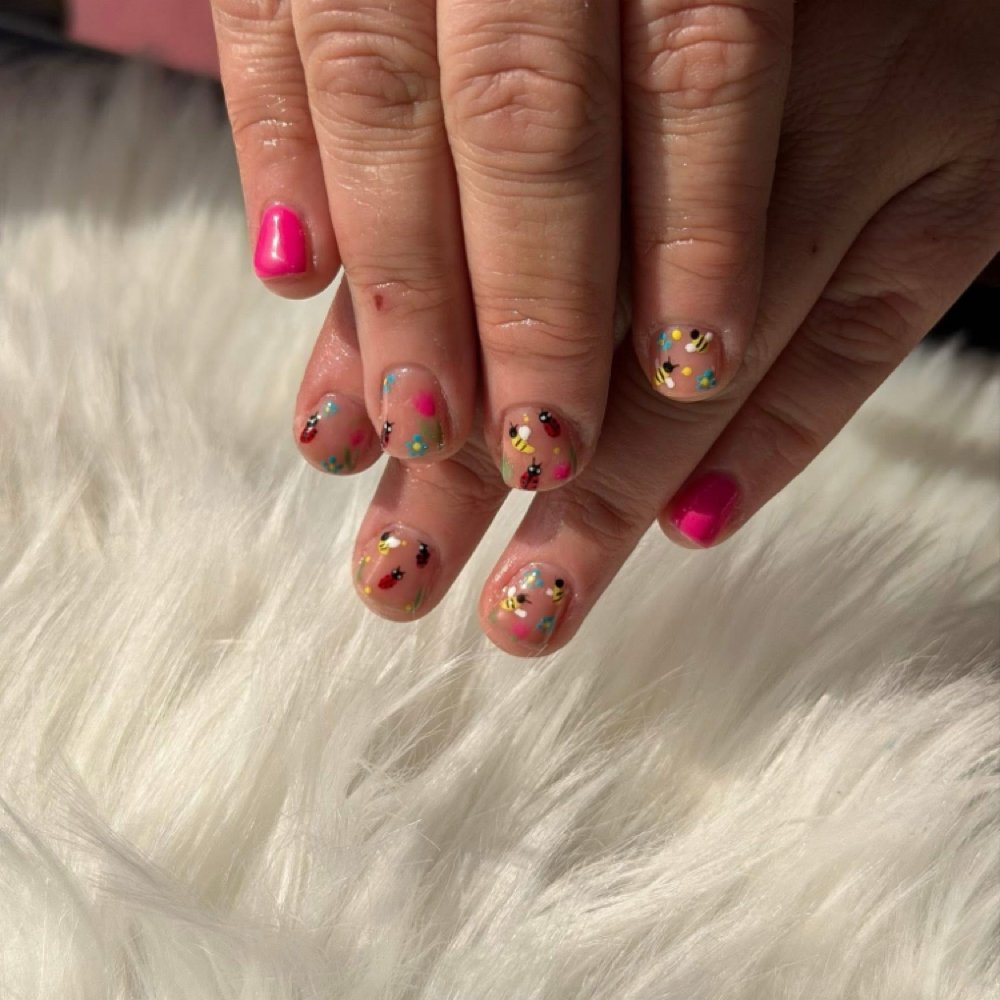 Gel at NailsByRae in Northwood, OH