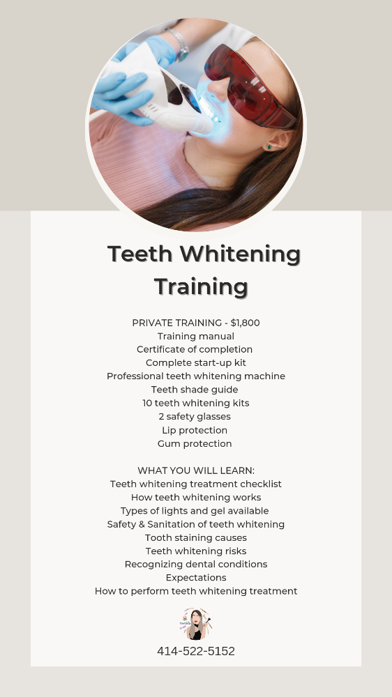 Teeth Whitening  Coaching/Training