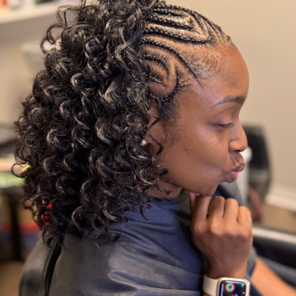 Fulani Braids X SewIn at MsRuthStyles in Lawrenceville, GA