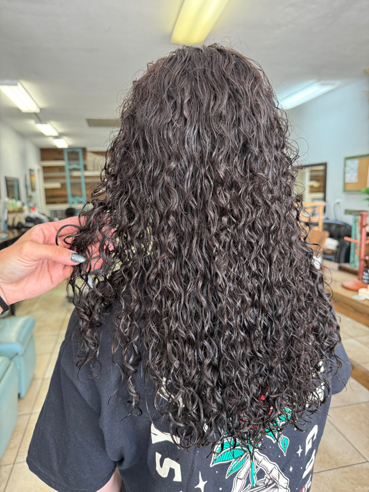 Long Hair Perm (Past Shoulders)