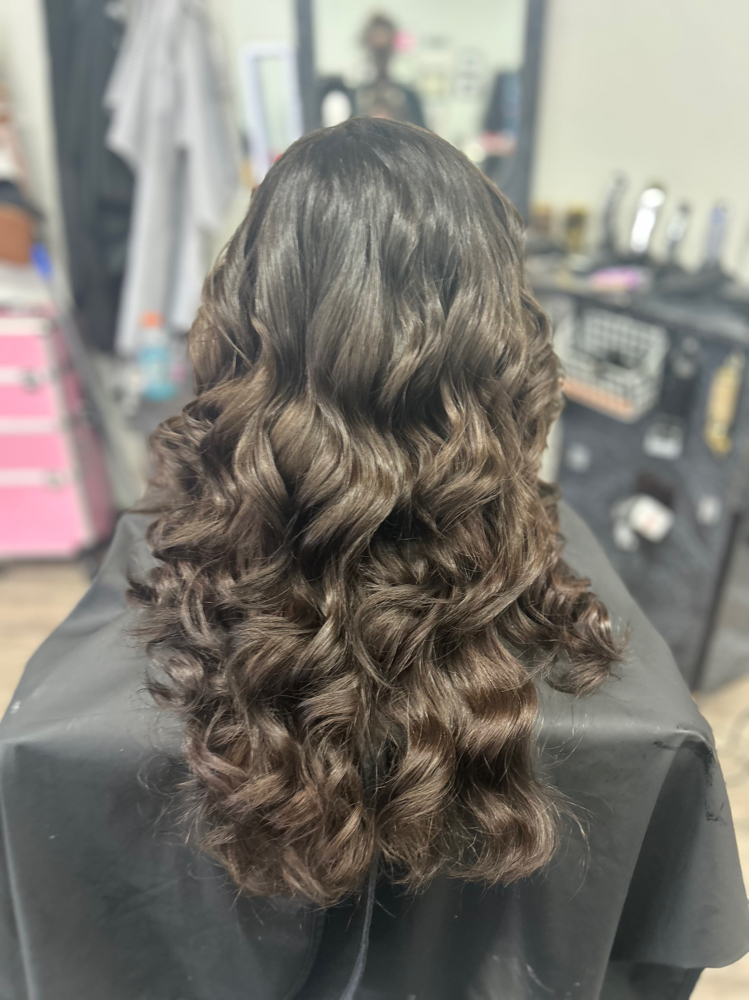 Layered Haircut With Style at Takisha Smoot in Malden, MO