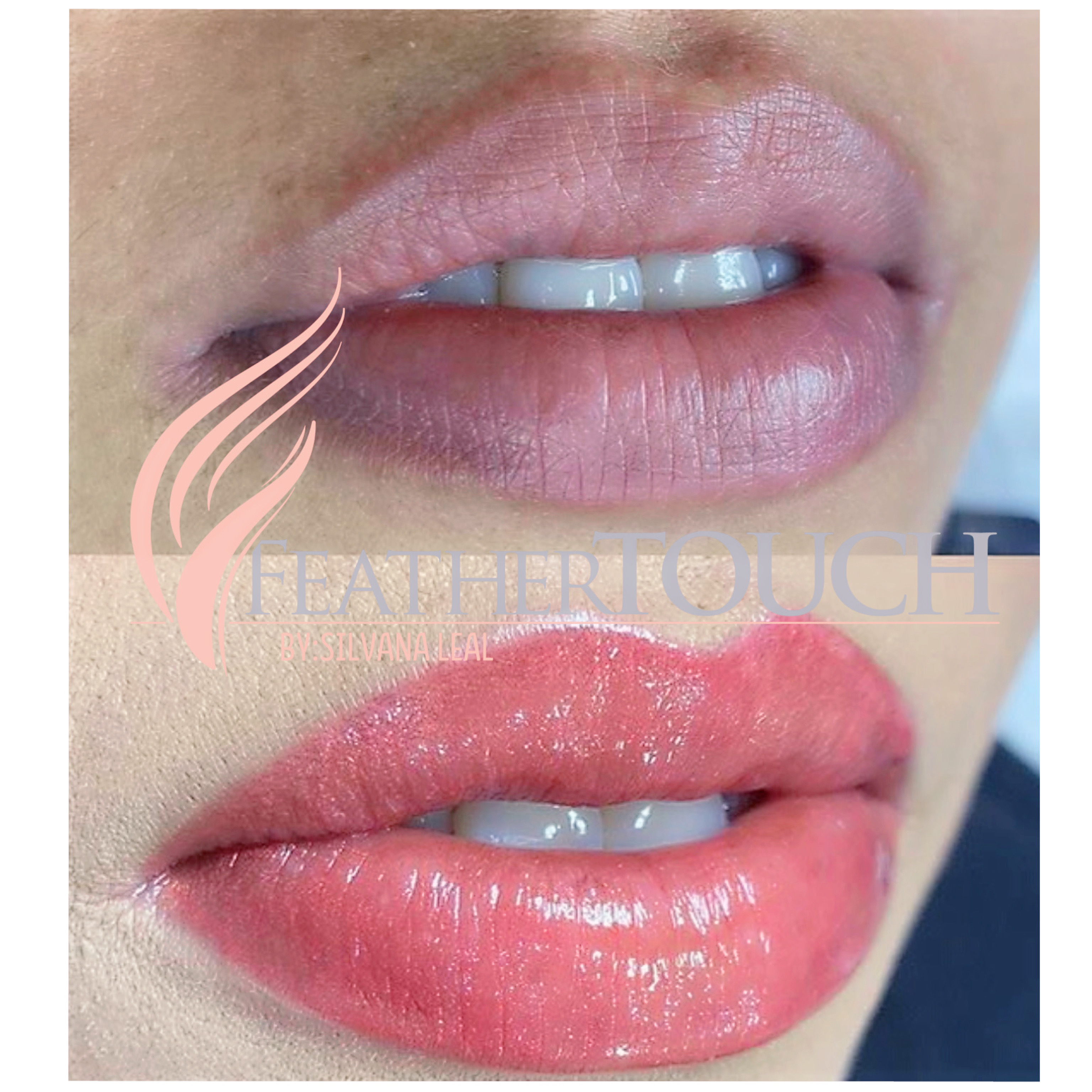 Lips blush.Touchupfree.