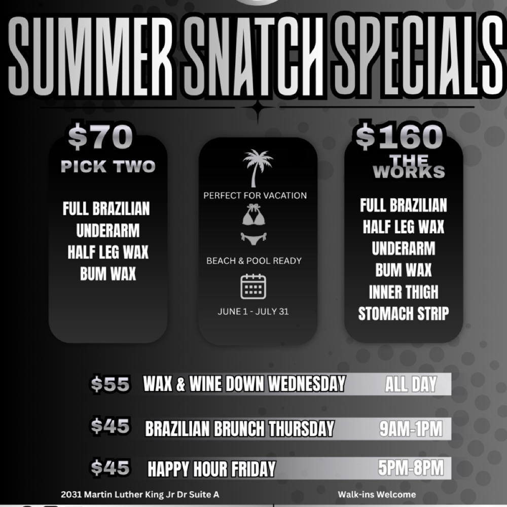 Happy Hour (Friday Only) 5Pm-8Pm at BodyGoals Beauty Lounge in Greensboro, NC