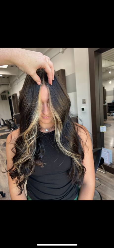 Mini Highlight (face framing foils)