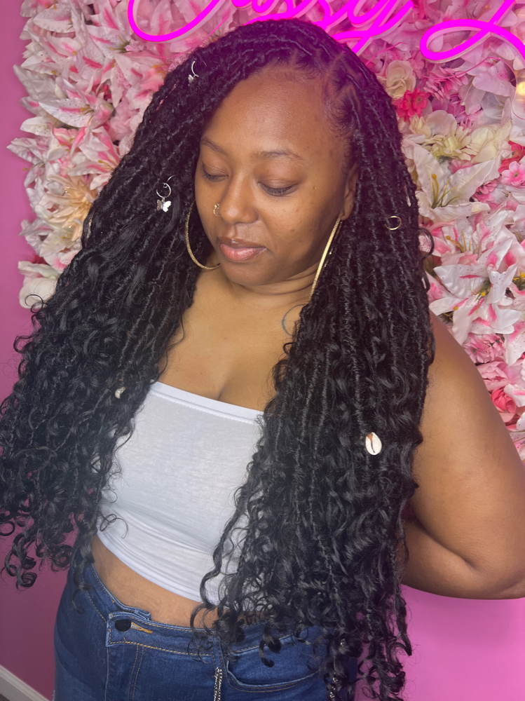 18” Bohemian Distressed Locs