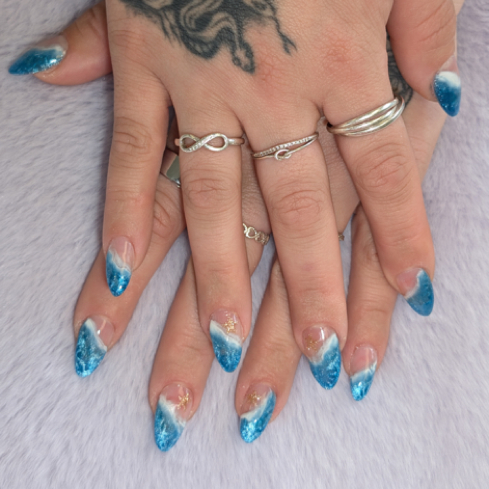 Gel X Full Set at Tips to Toes Nail Studio & Bekah’s Beauty Bar in Hooksett, NH