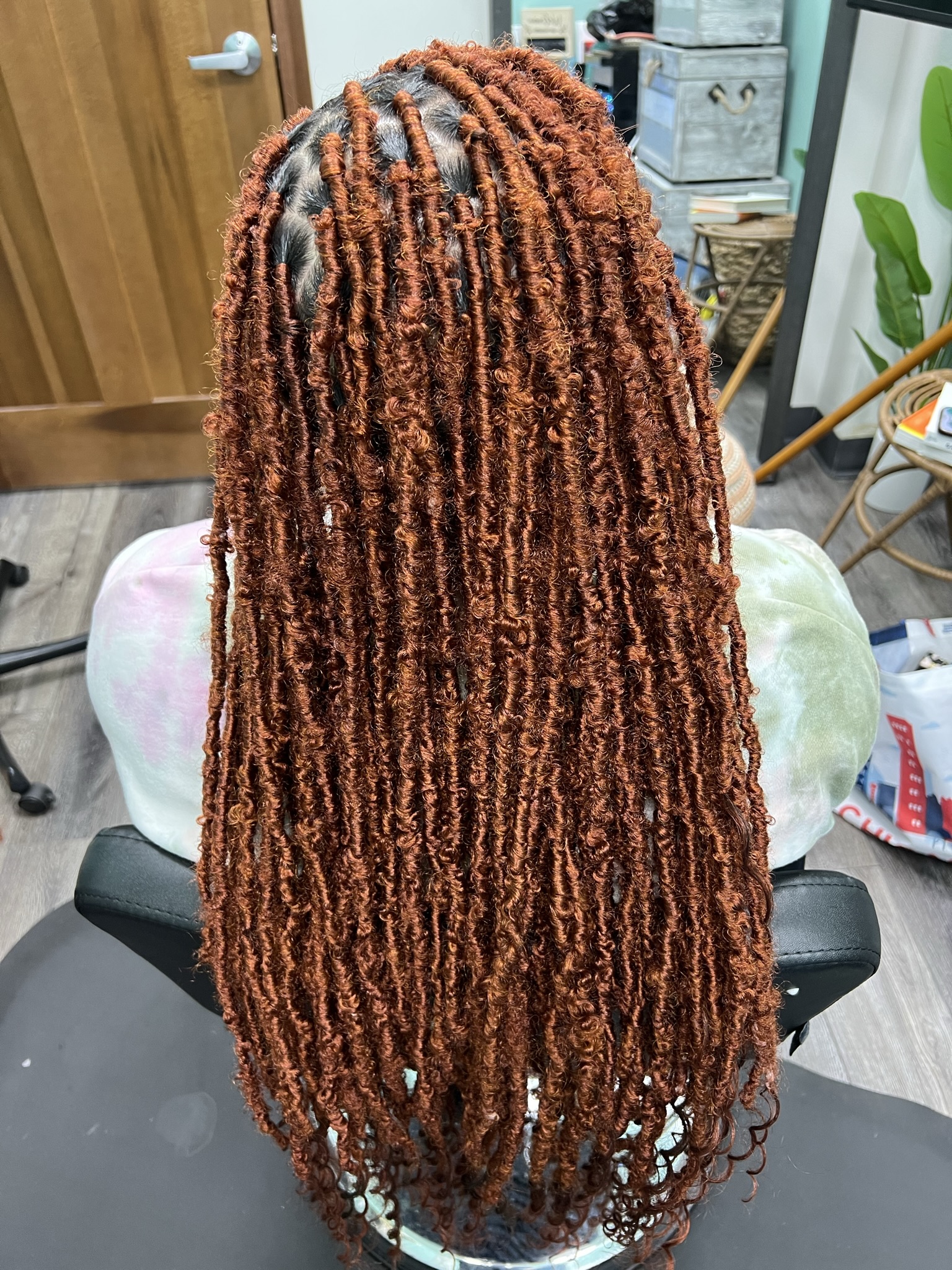 Distressed Faux Locs (Waist Length)