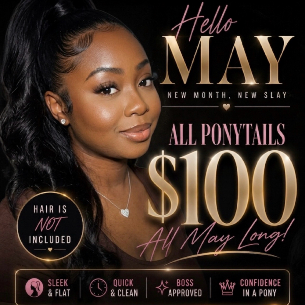 May Ponytail Special at Haus on Mane St in Baton Rouge, LA